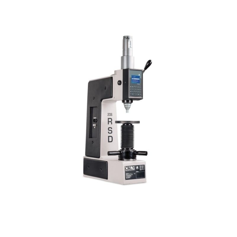 Semi-automatic hardness tester for Rockwell 206 RSD hardness determination methods